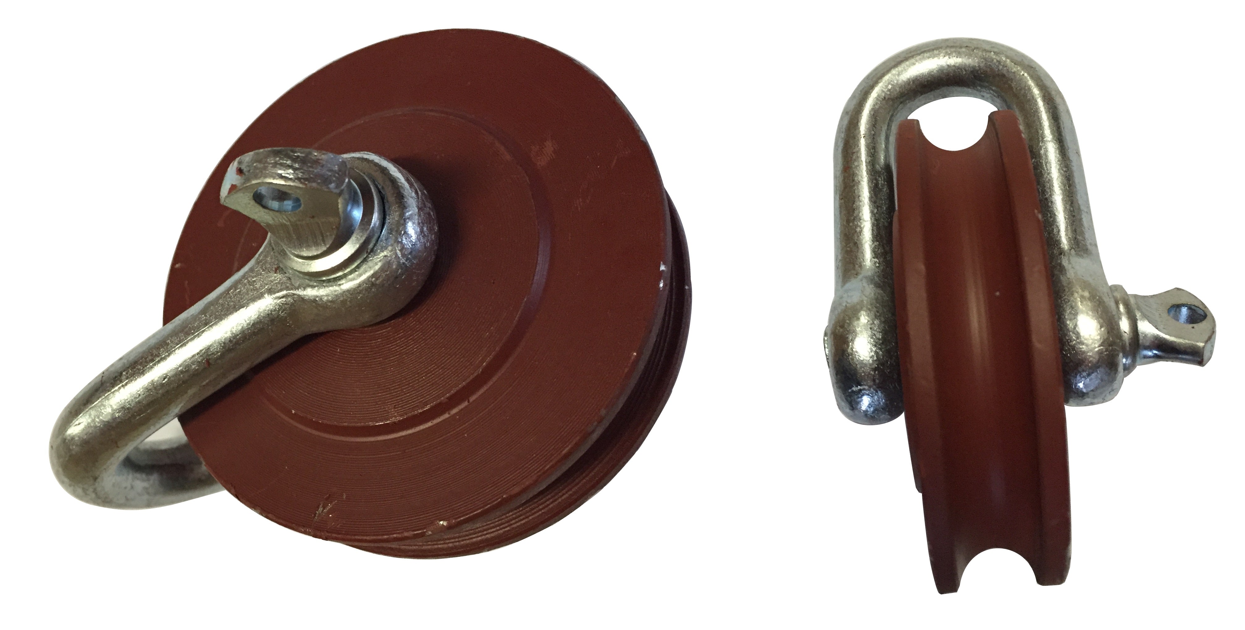 Roller Block On Shackle 80mm
