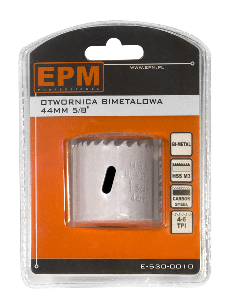 Serra copo bimetálica 44mm 5/8'' Cabo