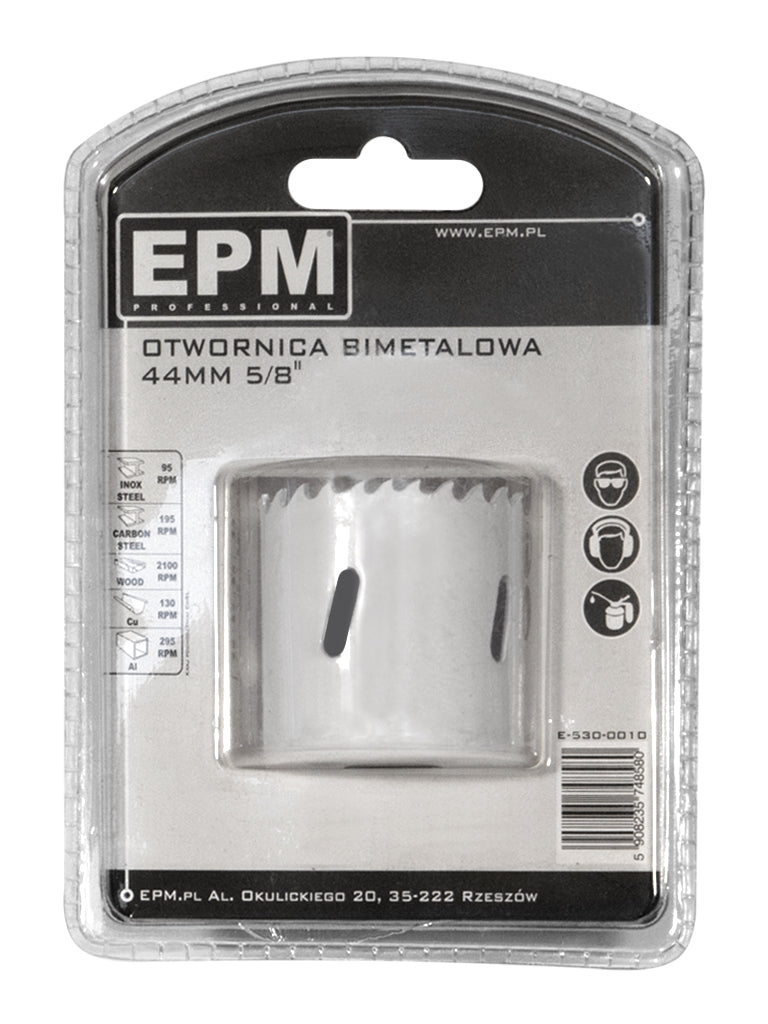 Serra copo bimetálica 44mm 5/8'' Cabo