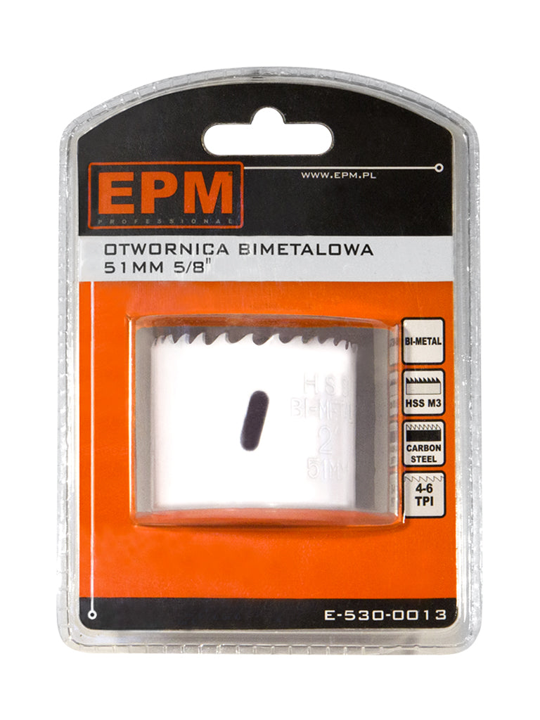 Bi-metal Hole Saw 51mm 5/8'' Handle
