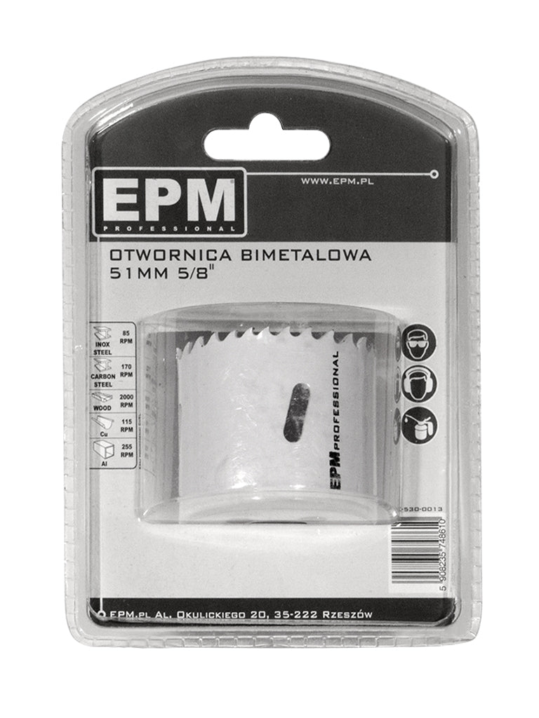 Bi-metal Hole Saw 51mm 5/8'' Handle