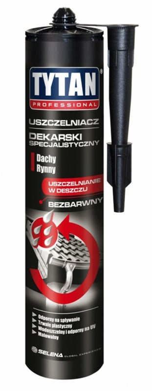 Gespecialiseerde dakbedekkingskit Tytan 310ml Kleurloos