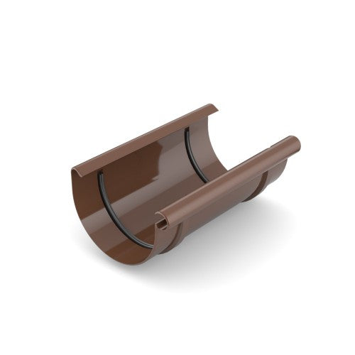 Rännanslutning 125mm brons