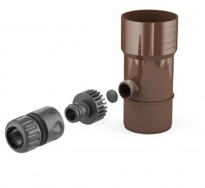 Regenwateropvang 90 mm Brons