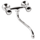 Wall-mounted Washbasin-sink Faucet With S-type Spout