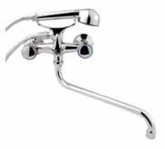 Wall-mounted Bathtub Mixer With Swivel Spout 300mm Type S