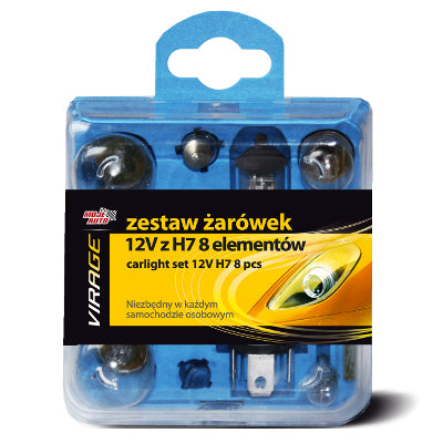 12v H7-lampenset 8 stuks