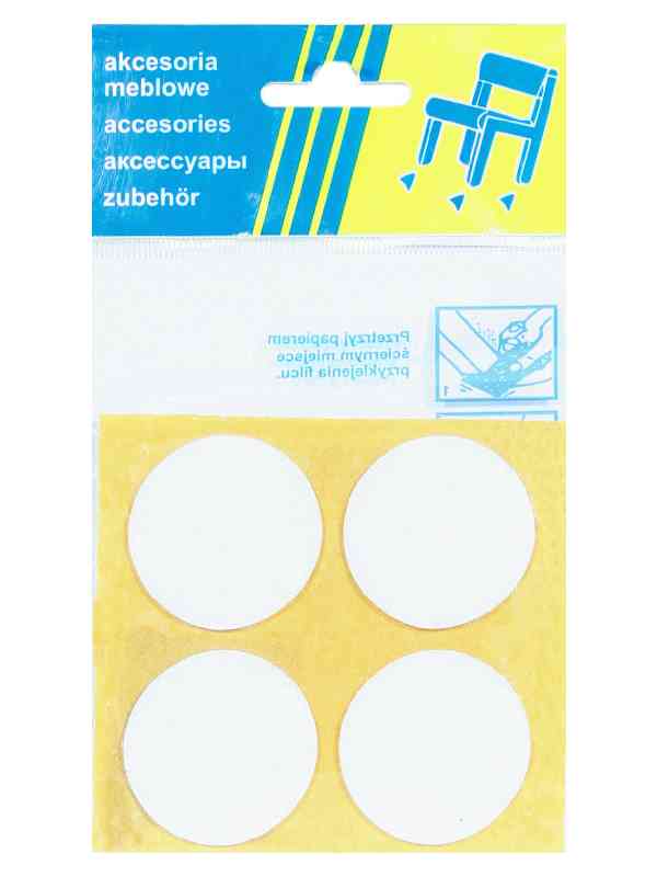Filc alátét buborékfólia fehér átmérő 40mm - 4 db