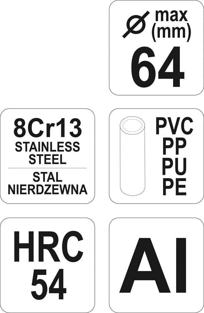 Pvc Rörskärare 64mm