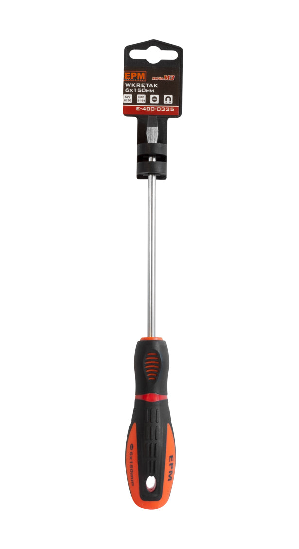 Chave de fenda de cabeça chata série M3 8*150mm