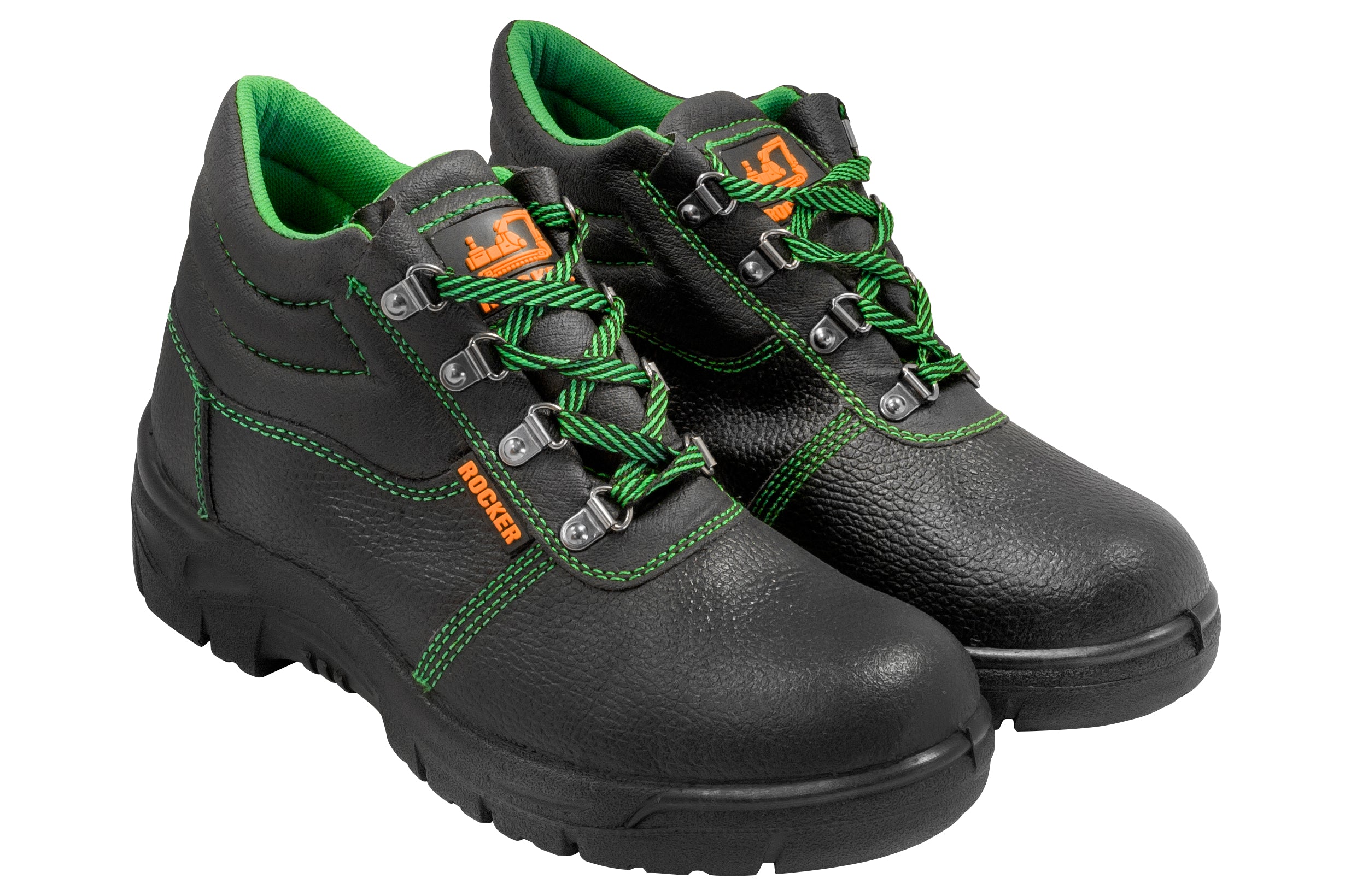 Work Ankle Shoes Natural Leather Forest 40