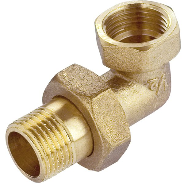 Złącze śrubowe mosiężne kątowe O-ring 3/4''