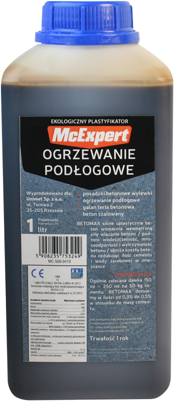 Plasticizer For Underfloor Heating 1l
