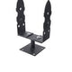 Adjustable Pole Base 0-165mm For Retro Square
