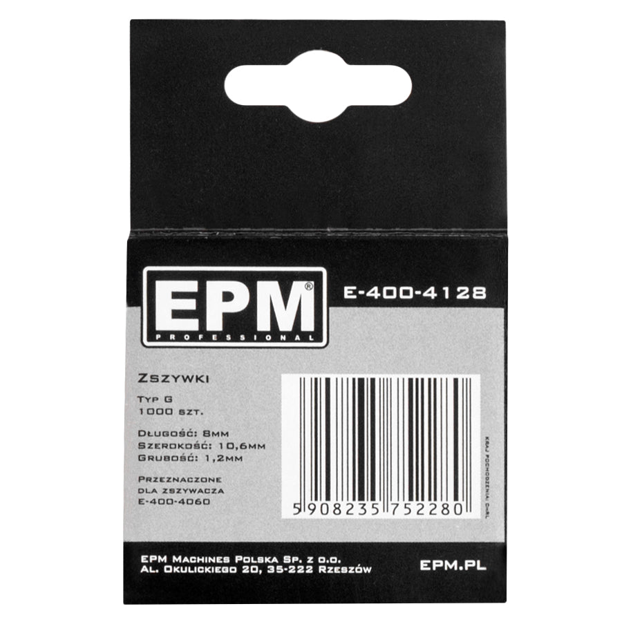 Capse de tip G 1000 buc 10,6 mm*1,2 mm 8 mm