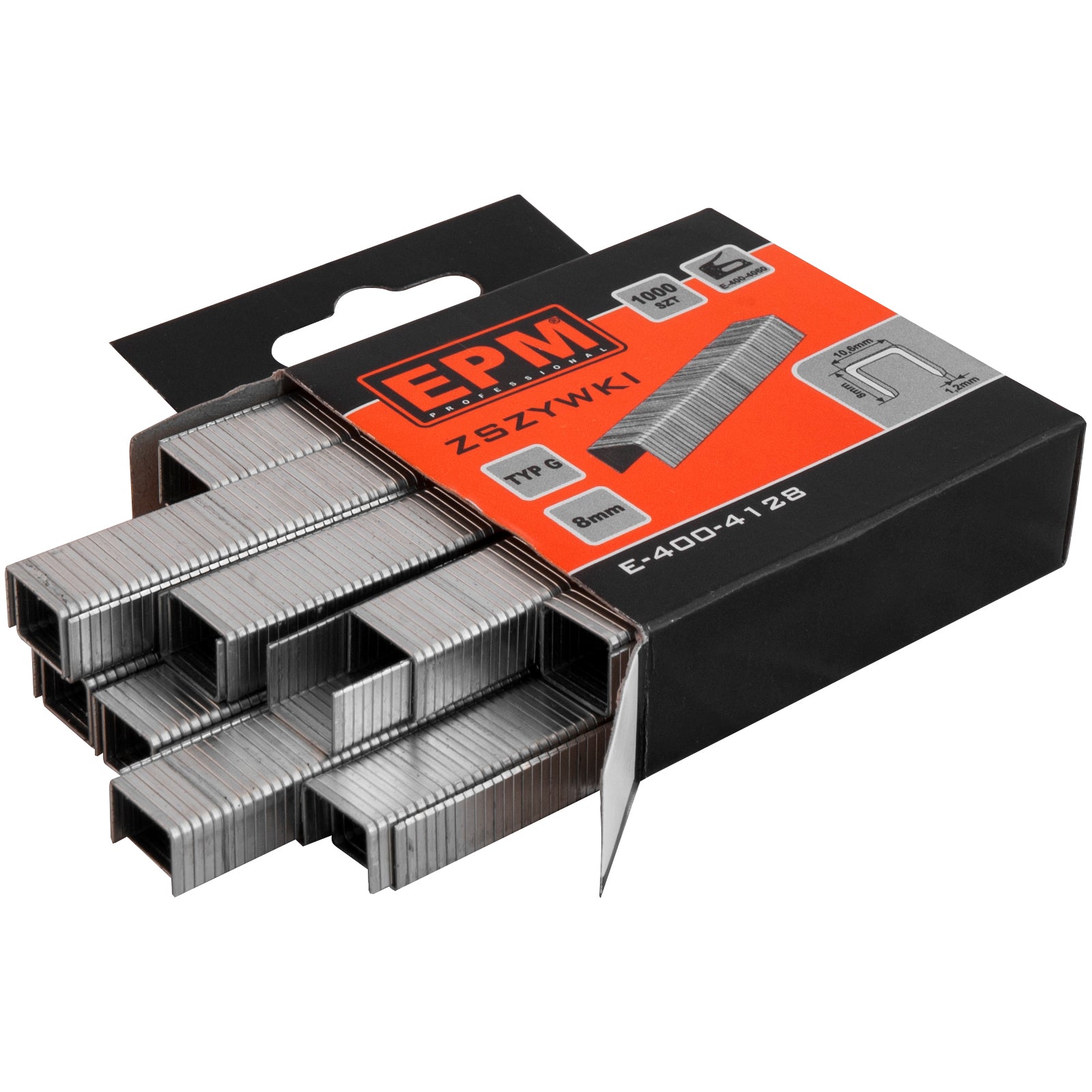 Capsatoare Tip G 1000 buc 10,6 mm*1,2 mm 10 mm