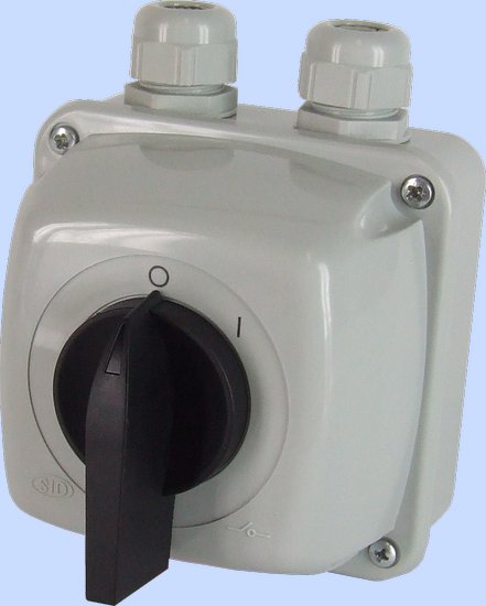 Cam Switch 0-1 3p 16a Ip44 Bend 16-13 In Housing