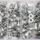 Aluminiumnitmuttrar Set M3-m10 150 st