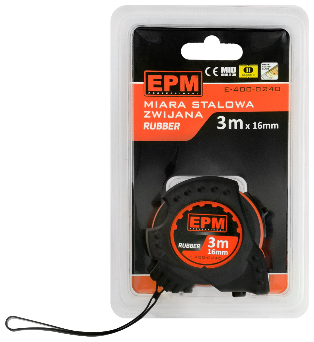 Rubber Measuring Tape 3m*16mm