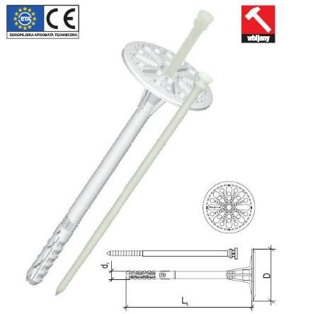Insulation Pin Plastic Pin 10*120mm