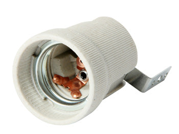 Keramický držák lampy s objímkou E27