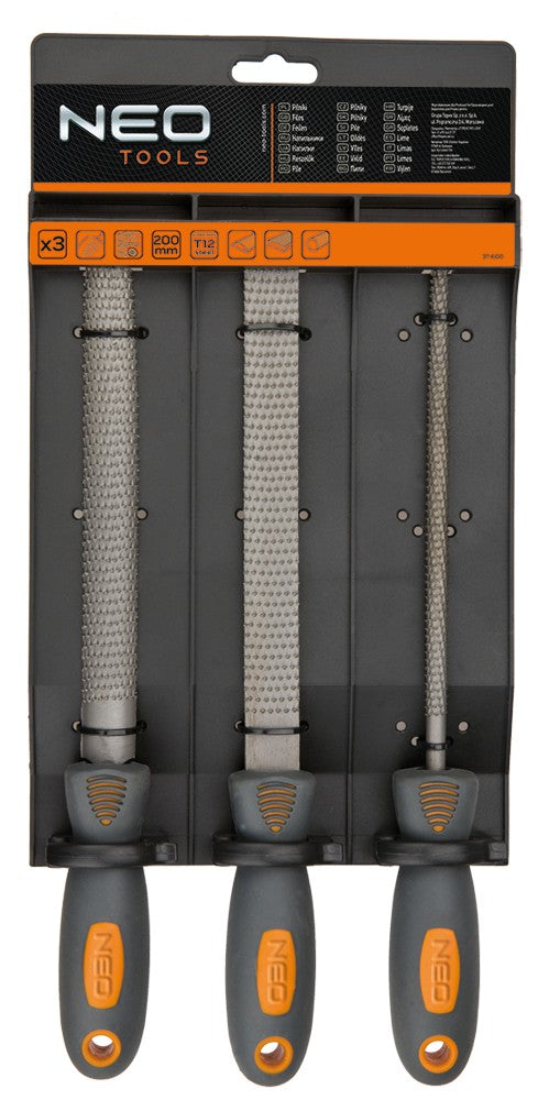 Wood Files Set Of 3