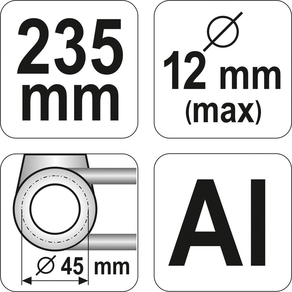 Masina de indoit furtun de frana Max. 12 mm
