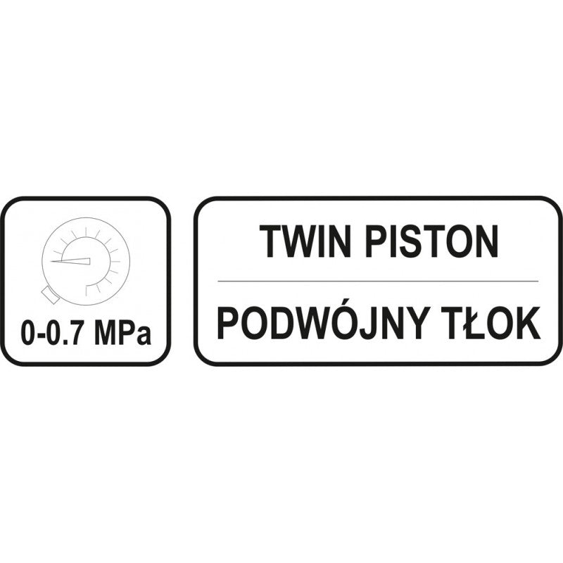Dvojpiestové nožné čerpadlo s príslušenstvom