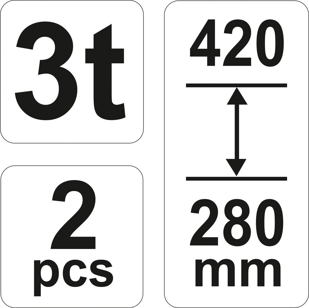 Autostandaards 3t 2 st