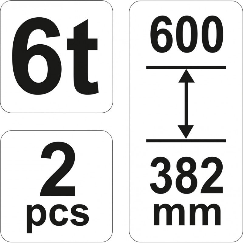 Autostandaards 6t 2 st