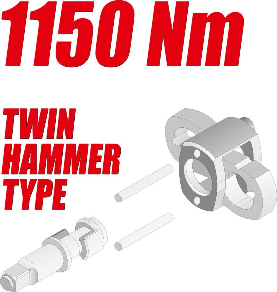 Llave Neumática 1/2 1150nm