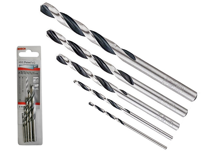 5 st Pointteq borrset för metall 23456.
