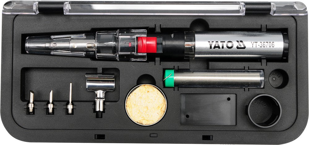 Fer à souder à gaz 3 en 1 avec accessoires d'allumage piézo