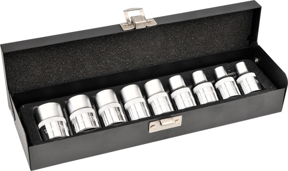 Juego de llaves de vaso Torx E10-24 de 9 piezas
