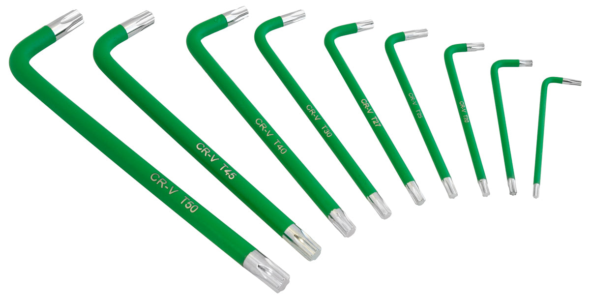 Conjunto de chaves longas hexagonais e torx 18 peças
