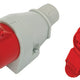 Prise Fixe Isolée 16a 400v Rouge 3p+n+z Ip44