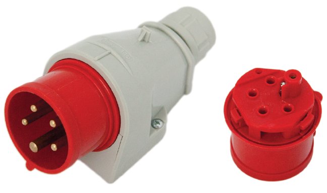 Fixed Insulating Plug 16a 400v 3p+n+z Ip44