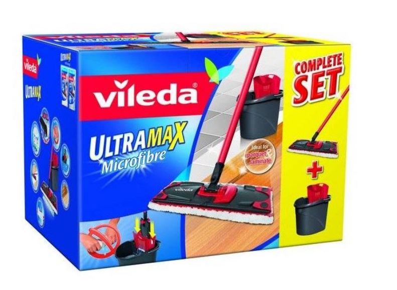 Vileda Ultramax Box Mop + Eimer + Wringer
