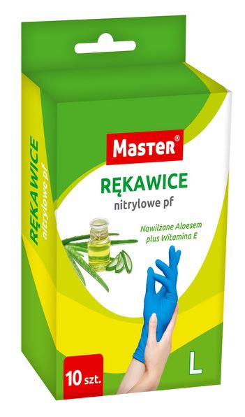 Nitrile Gloves Master Aloes Size S Pack Of 10