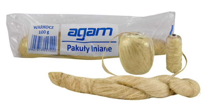 Ľanová kúdeľ v 8 Dkg cievke