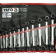 Set Of 12-piece Combination Wrenches 6-32mm Polished