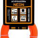Firkantet Neon buskrydderlinje 2,7 mm 15m