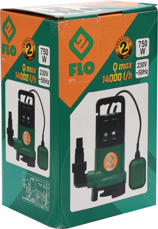 Pompa Sommergibile Per Acque Sporche 750w