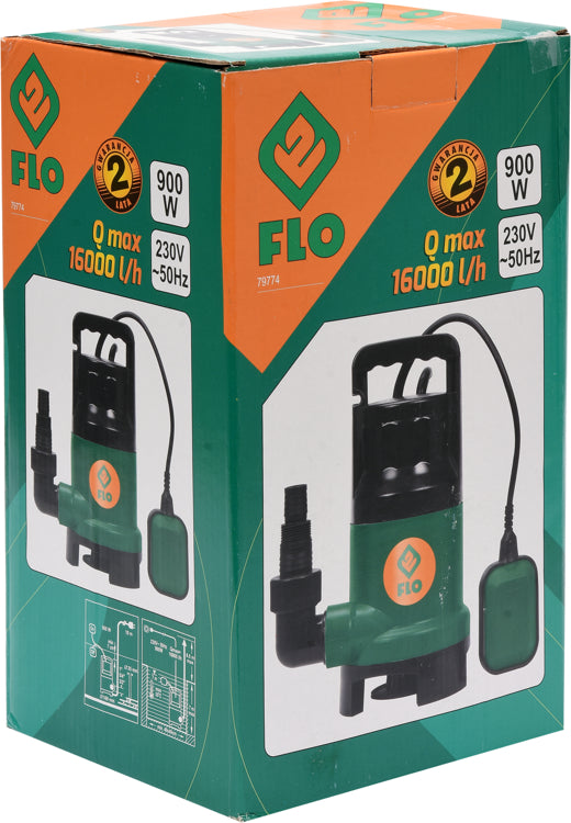 Pompa submersibila pentru apa murdara 900w