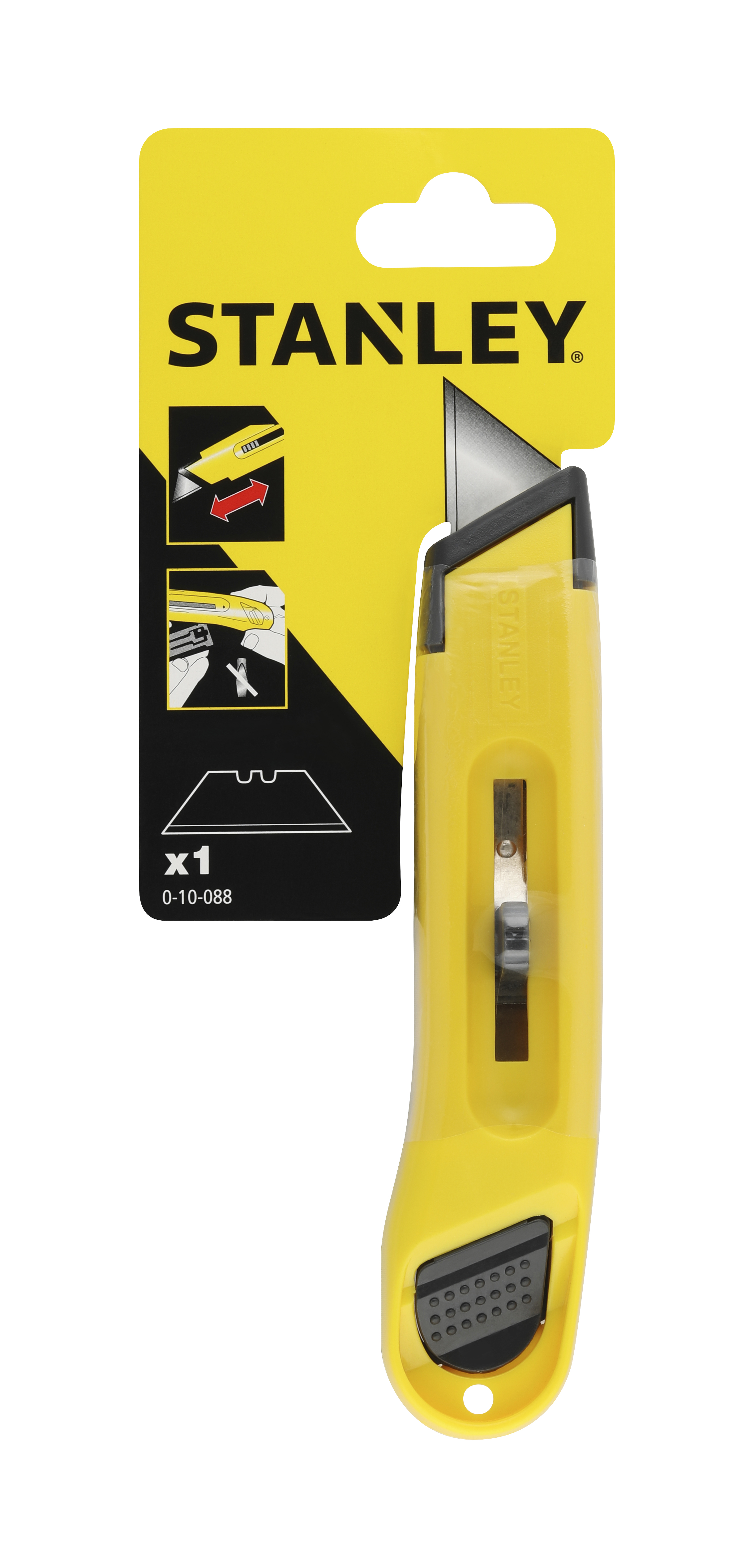Abs kniv lätt 62 mm infällbart blad 1 reservblad [k]