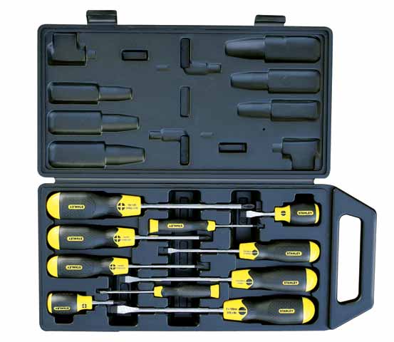 Cushion Grip skruvmejslar set 10 st (fl+ph)
