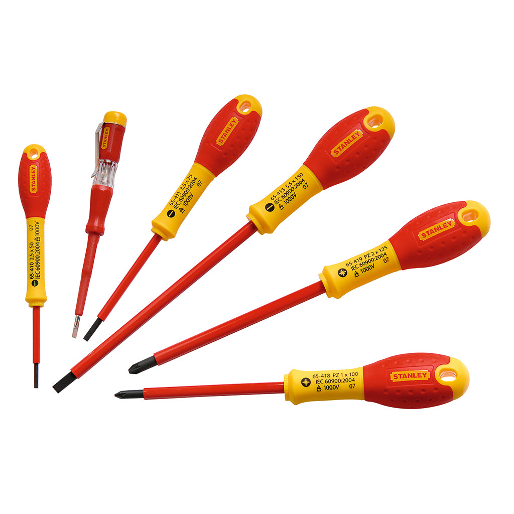 Sraitheann scriúire Fatmax 6 Pcs Vde Flat + Pz
