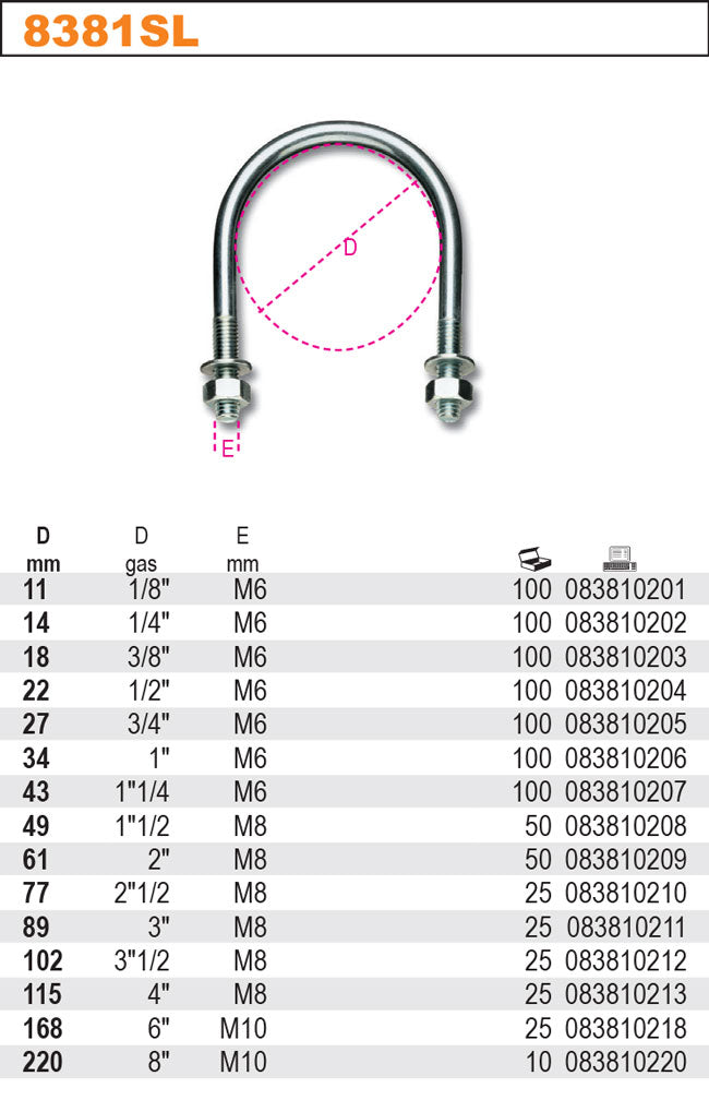 Slat Clamp Do Píopaí M8 90*49mm