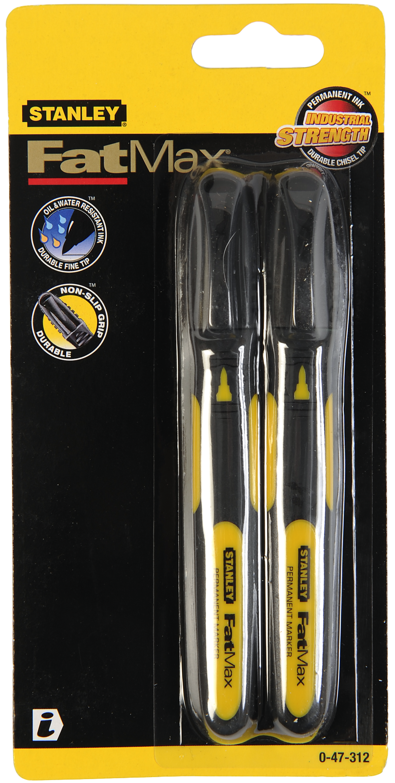 Rotulador Fatmax Negro Punta Redonda 2 Uds.