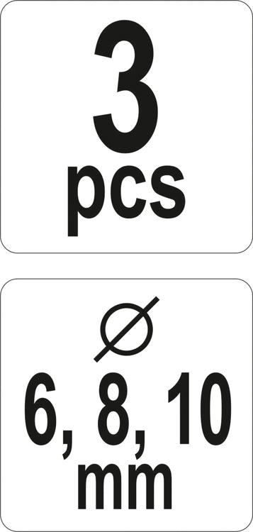 Limite de profundidade de perfuração 6 8 10mm
